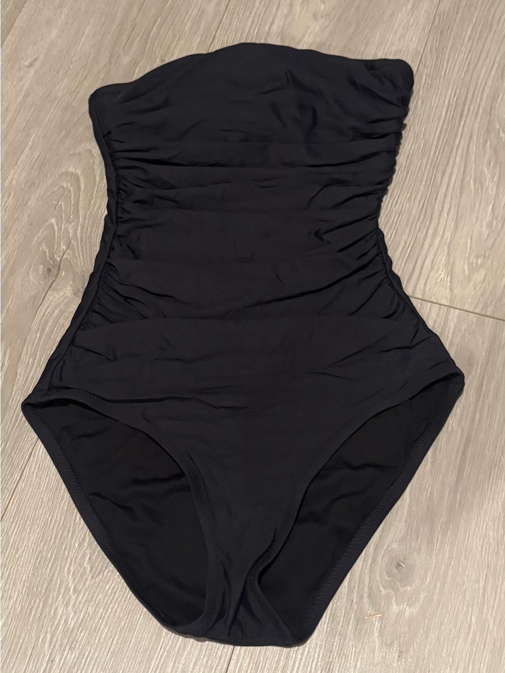 JCrew Strapless Black One-Piece Swimsuit XS